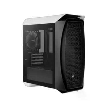 Imagem de Gabinete Gamer Mini Tower Aero One Mini Micro ATX Mini ITX Plástico ABS Lateral Vidro Temperado Branco Aerocool