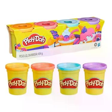 Imagem de Kit 4 Potes de Massinha de Modelar Play-Doh G0861 - Hasbro