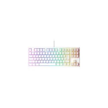 Imagem de Teclado Mecânico Gamer Husky Sled, TKL, Branco, ABNT2, RGB, Switch Gateron G Pro Brown - HTG500BRMA