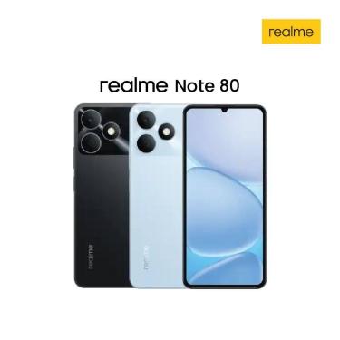 Imagem de Realme Note 80 4G 4GB RAM 128GB Global Storm Black USB-C, 128GB, Preto