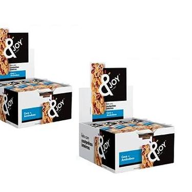 Imagem de 02 Cx Barra Mixed Nuts &joy Agtal Cereal Amendoas (24 X30g) (Coco)