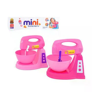 Imagem de Brinquedo Batedeira Infantil Colorida BS Toys