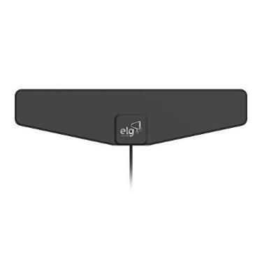 Imagem de ELG Antena Digital Interna Ultra Slim 1mm UHF Alcance até 40km | Ganho 6dB, Tecnologia Clearstream, UHF 470 a 862MHz, Cabo Coaxial 2,5m, Conector F, Fixação com Fita 3M, Modelo HDTVSLIM50