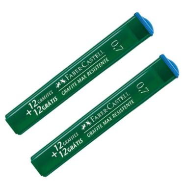 Imagem de Grafite 0.7MM HB 12MINAS+12GRATIS 12TUBOSX24 - FABER-CASTELL