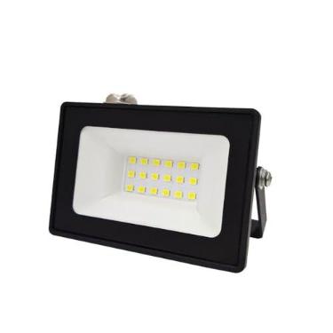 Imagem de Kit 10 Refletores Slim Led 20W 6500K Luz Branca Bivolt Sylvania By Ol Iluminação