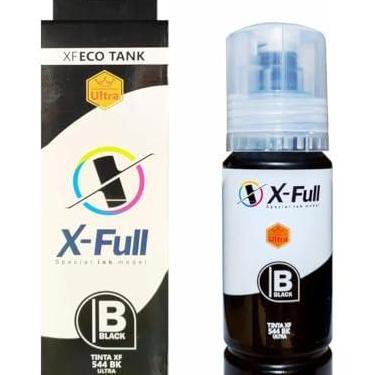 Imagem de Tinta X-full T544 Preta Compatível ao Original P/Impressora E.pson L Series L3250 L3210 L1250 L5290 L3150 L3110 L5190