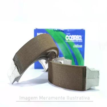 Imagem de Lona Patim Freio KOMFORT 115 2009 a 2012 Traseiro Cobreq