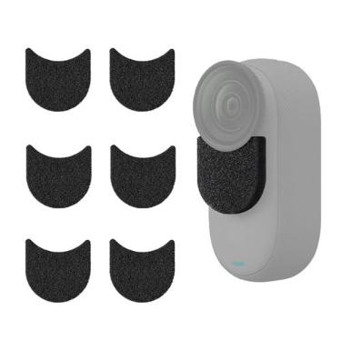 Imagem de Abafador de vento de microfone Insta 360 GO 3S, junta de espuma de para-brisa com redução de ruído FotStdio para microfone Insta360 GO3 / GO 3S filtro pop 6 peças