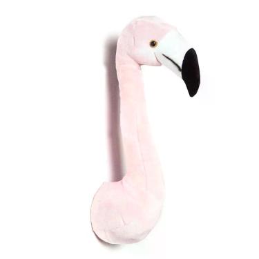 Imagem de Cabeça de Pelúcia de Parede   Flamingo Sophia  Wild & Soft