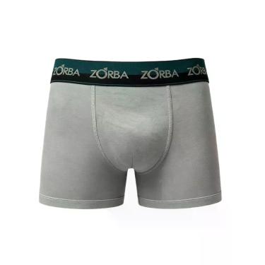 Imagem de Cueca Boxer Zorba 0702 Adulto Algodão T. P/XGG, XG, 070, Grafite