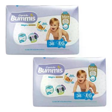 Imagem de Kit 2 Fralda Bummis Mega Todos os Tamanhos, Extra grande (XG)