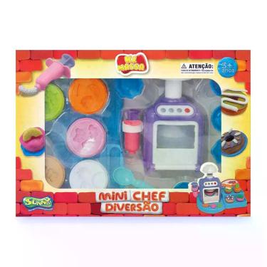 Imagem de Conjunto Mini Chef Diversão com 5 Massinhas de 28g- Ki Massa