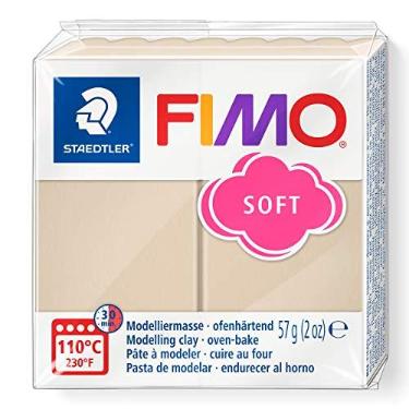 Imagem de Staedtler FIMO Argila de polímero macia – Argila para forno para joias, escultura, artesanato, Sahara 8020-70