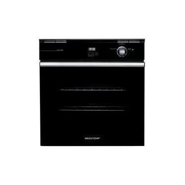 Imagem de Forno de Embutir a Gás Brastemp 78 Litros Preto com Grill e Timer Touch - BOA84AE 220