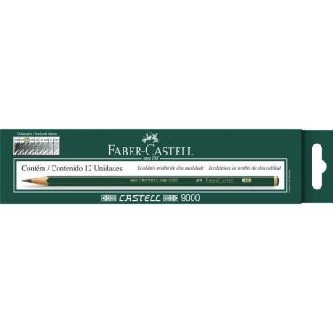 Imagem de 9000 4B Preto ESC/MUITO Macio - FABER-CASTELL