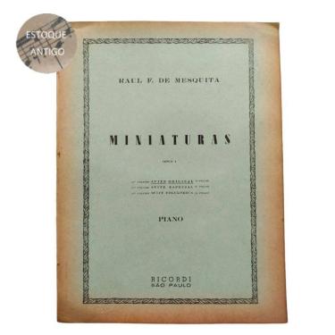 Imagem de Livro raul f. de mesquita miniaturas opus 1 suite original piano (esto