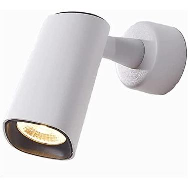 Imagem de Luminária de parede interna, holofote direcional moderno de LED, luminária embutida com ajuste de ângulo, arandela de leitura de cabeceira, luzes de montagem em parede para sala de estar, ar