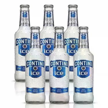 Imagem de Bebida Mista Contini Ice Vodka e Limão 275ml Sabor Refrescante Pronta 