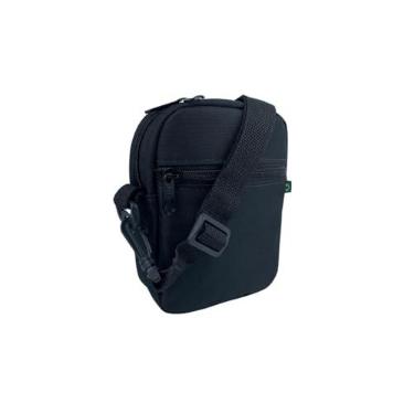 Imagem de Shoulder Bag Mini Pochete Bolsa Transversal Alça De Ombro Tiracolo Art 1 Preto ART MANIA
