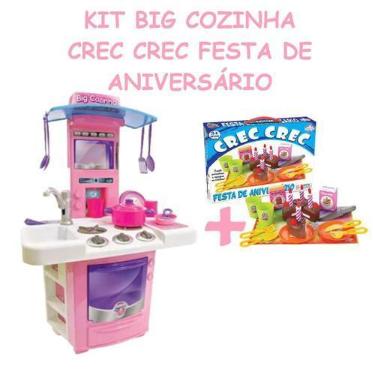 Imagem de Kit festa De Aniversário Bolo Pratos Garfos E Vela + Cozinha - Big Sta