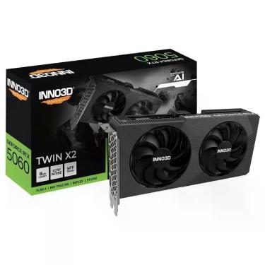 Imagem de Placa de Vídeo Geforce RTX 5060 Twin X2 N50602-08D7-195071N 8GB GDDR7