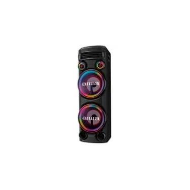 Imagem de Torre De Som AIWA, RGB, Bivolt, Bluetooth 5.3, TWS, 2 Woofers 10, Preto - AWS-T2W-02