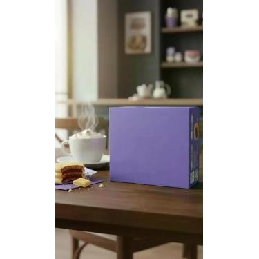 Imagem de Alfajor Mousse Chocolate Cobertura Branca 4un - Congratulations Store