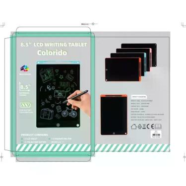 Imagem de Lousa Mágica Tela Lcd Tablet Infantil De - Oem, Azul