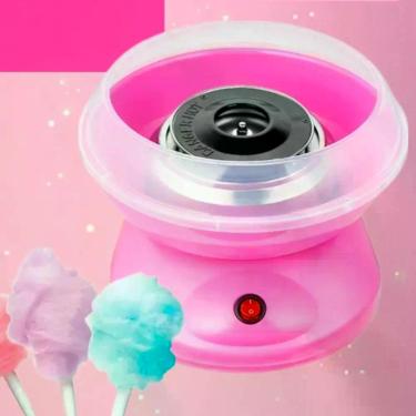 Imagem de Mini Máquina Algodão Doce Elétrica Automática Ideal Festas E - Bivena