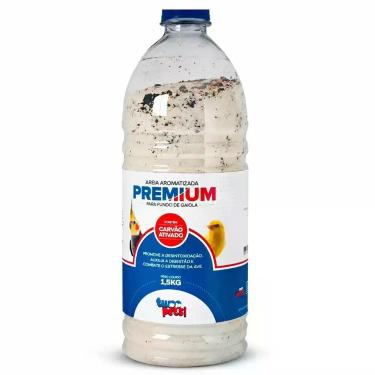 Imagem de Areia para Pássaros 1,5kg com Grit Mineral Substrato Higiênico para Av