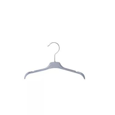 Imagem de Cabide Blusa Bebê 25,4 cm - 1034 - IOPLAST, Prata, 500 peças