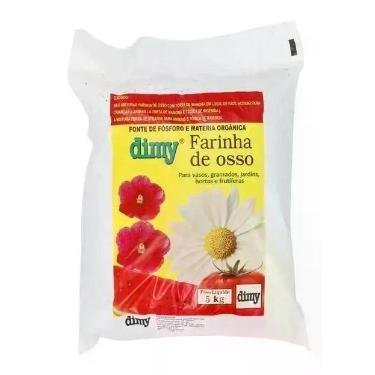 Imagem de Adubo Farinha de Osso Dimy 5kg Fertilizante Farelado Para Pl - Congrat