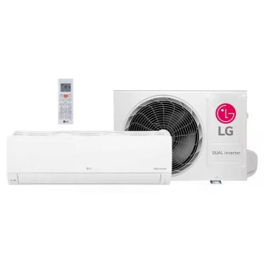 Imagem de Ar Condicionado Split LG DUAL Inverter Compact +AI 9000 BTUs Quente e Frio 220V S3-W09AAQAL