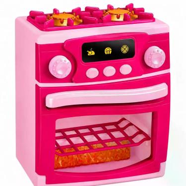 Imagem de Mini Fogão Infantil Interativo Com Som e Luzes - DM Toys
