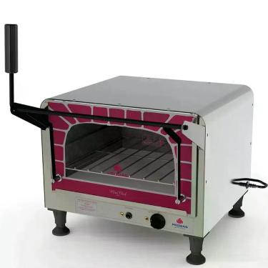 Imagem de Forno Refratário Mini Chef Progás Elétrico Aço Inox PRPE-400 STYLE, 11