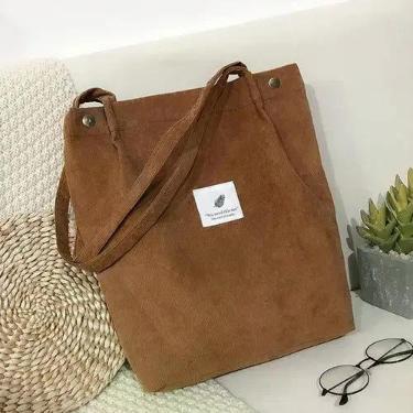Imagem de Bolsa Praia Feminina Ombro Veludo Com Forro Espaçosa Viagem Presente -