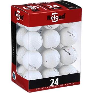 Imagem de Top Flight Reload Bolas de Golfe Reciclado (pacote com 24) Bolas de Golfe Top Flite, Brancas, Tamanho Único