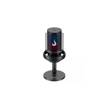 Imagem de Microfone Gamer Rise Mode Elite 05 RGB, USB-C, Condensador, Filtro Anti-Ruído, Preto - RM-ME-05-B