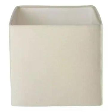 Imagem de Cúpula para abajur luminaria Quadrada 30x30x30cm Tecido Algodão Soquet