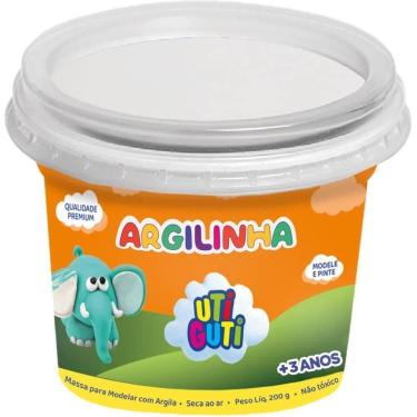 Imagem de Massa para Modelar Utiguti Argilinha Branca 200G - Fila Canson