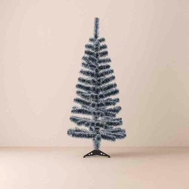 Imagem de Árvore de Natal Nevada com 120 unidadesGalhos – Árvore de Natal de alta qualidade – monte uma decoração deslumbrante e durável