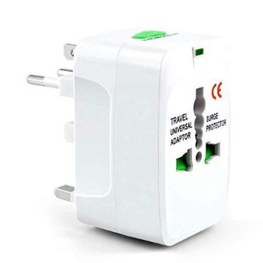 Imagem de Adaptador Tomada Universal Padrão 150 Países Viagem Bivolt - PLP MANIA