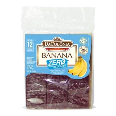 Imagem de Bananinha Zero Açúcar Da Colônia 180g Cartela com 12 unidades de 15g