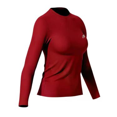 Imagem de Camiseta manga longa feminino dry flex esporte mormaii, P, Vermelho
