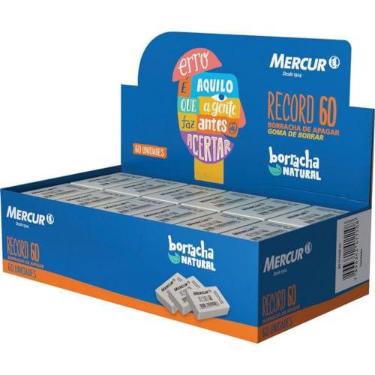 Imagem de Borracha Branca, Mercur, Record 60, B0101006-01, Caixa com 60 Unidades