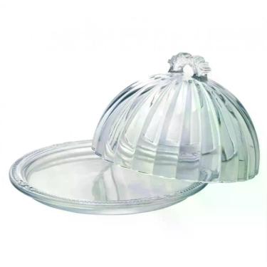 Imagem de Queijeira Imperial De Cristal Ecológico Com Tampa - Lyor
