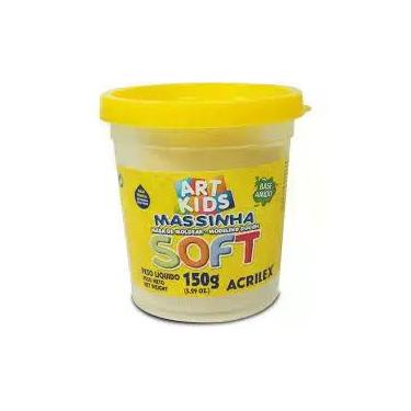 Imagem de Massa de modelar Acrilex 150g branco neve 418