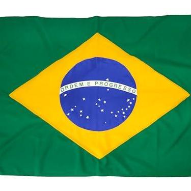 Imagem de BANDEIRA DO BRASIL 2 PANOS 0,90 X 1,30m