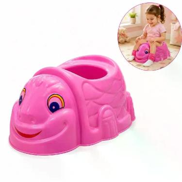 Imagem de Pinico Infantil Rosa Tartaruga Troninho para Desfralde - Yeet