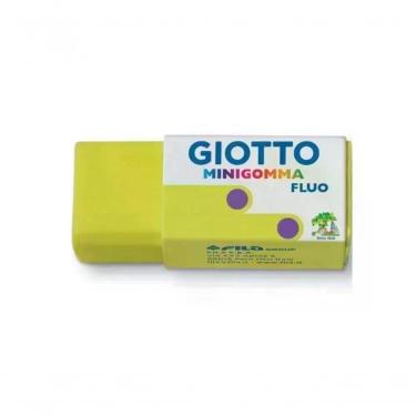 Imagem de Borracha Giotto Minigomma Fluorescente Neon sem PVC e Ftalatos Compacta 3,6CM X 1,5CM Unidade Amarelo